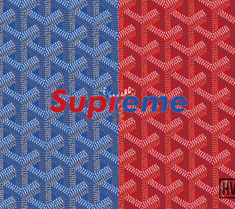 Supreme x supreme - сам suprem (коллаборация, гоярд, goyard, хайпбист, hypebeast)