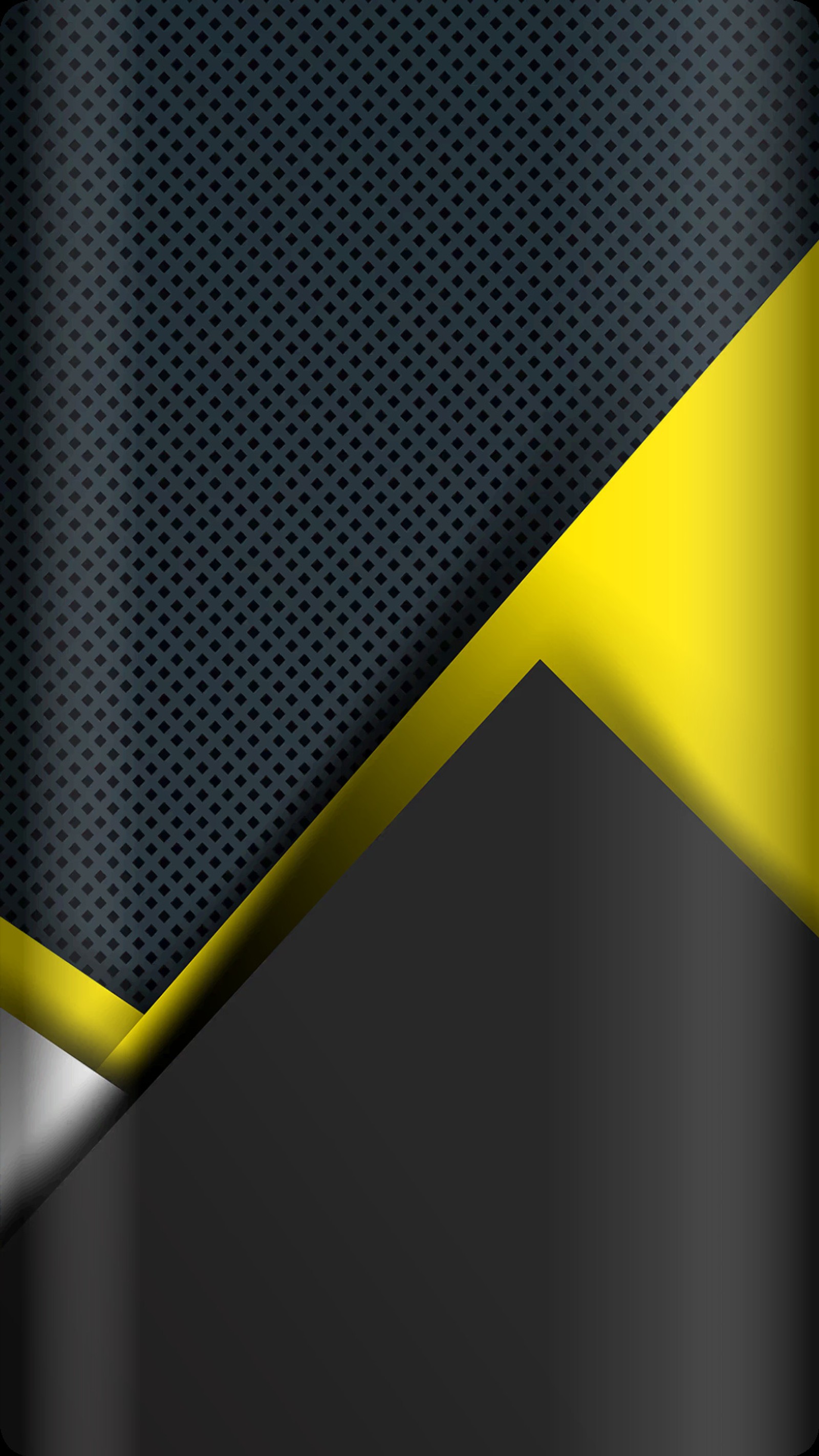 A close up of a can of soda with a yellow and black stripe (abstract, black, edge, grey, metal)