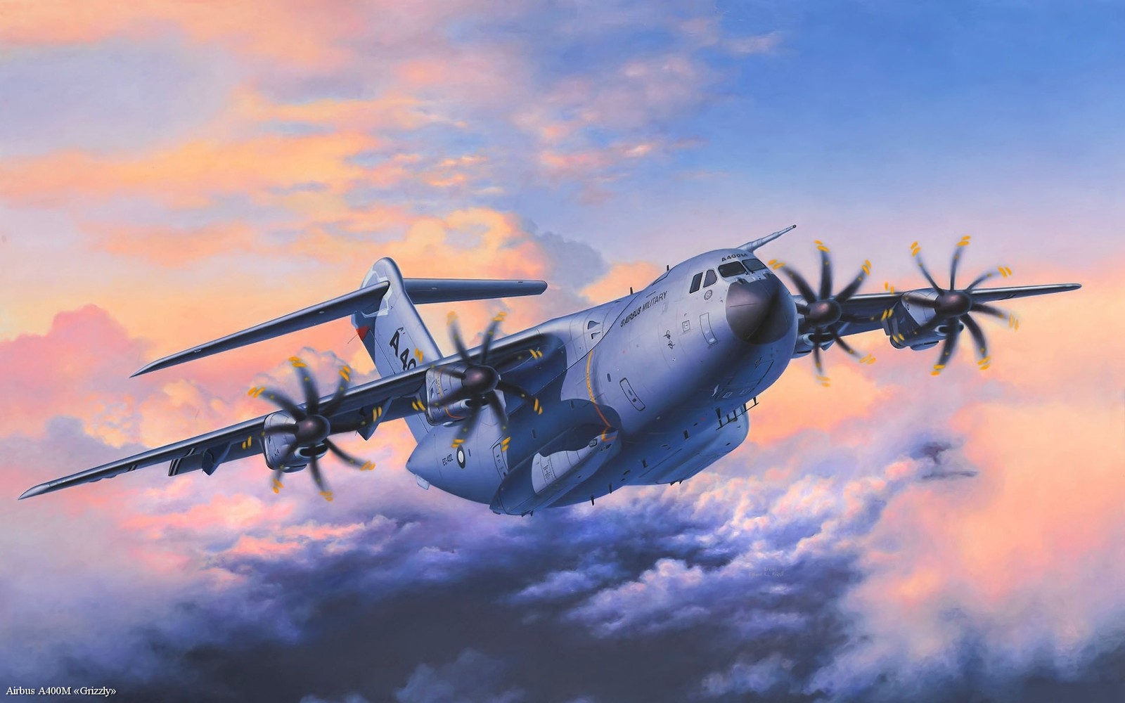 airbus a400m atlas, airbus, aircraft, military transport aircraft, cargo aircraft wallpaper