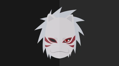 Das ikonische Maskendesign von Kakashi Hatake aus Naruto Shippuden