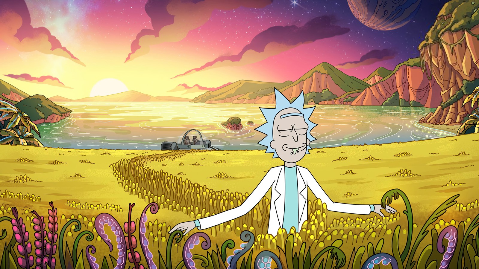 rick and morty, cartoon, rick sanchez wallpaper