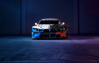 бмв м4 gt3 эво, 2024, 5k, bmw м мото спорт, bmw m motorsport