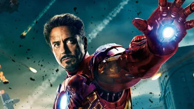 Iron Man in Action: Robert Downey Jr. from Avengers: Infinity War