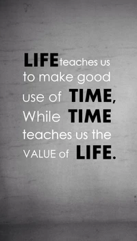 Life and Time: A Cycle of Learning and Value