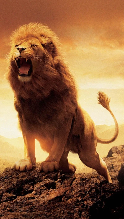 aslan, king, lion, narnia