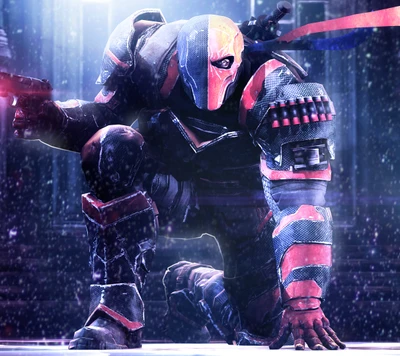 Deathstroke in Arkham: Ein heimlicher Vigilant bereit für Action