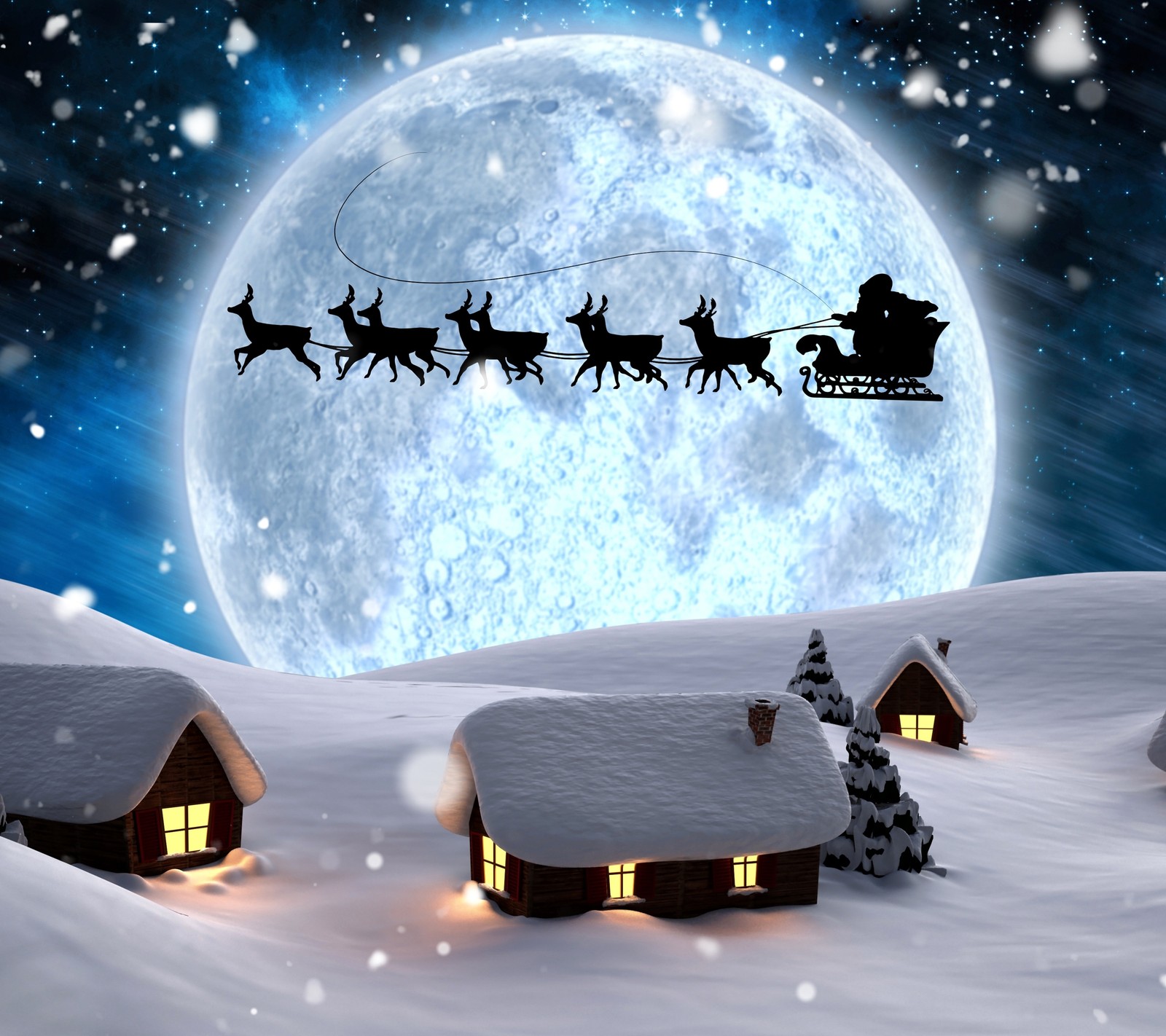 christmas, claus, holiday, santa, snow wallpaper