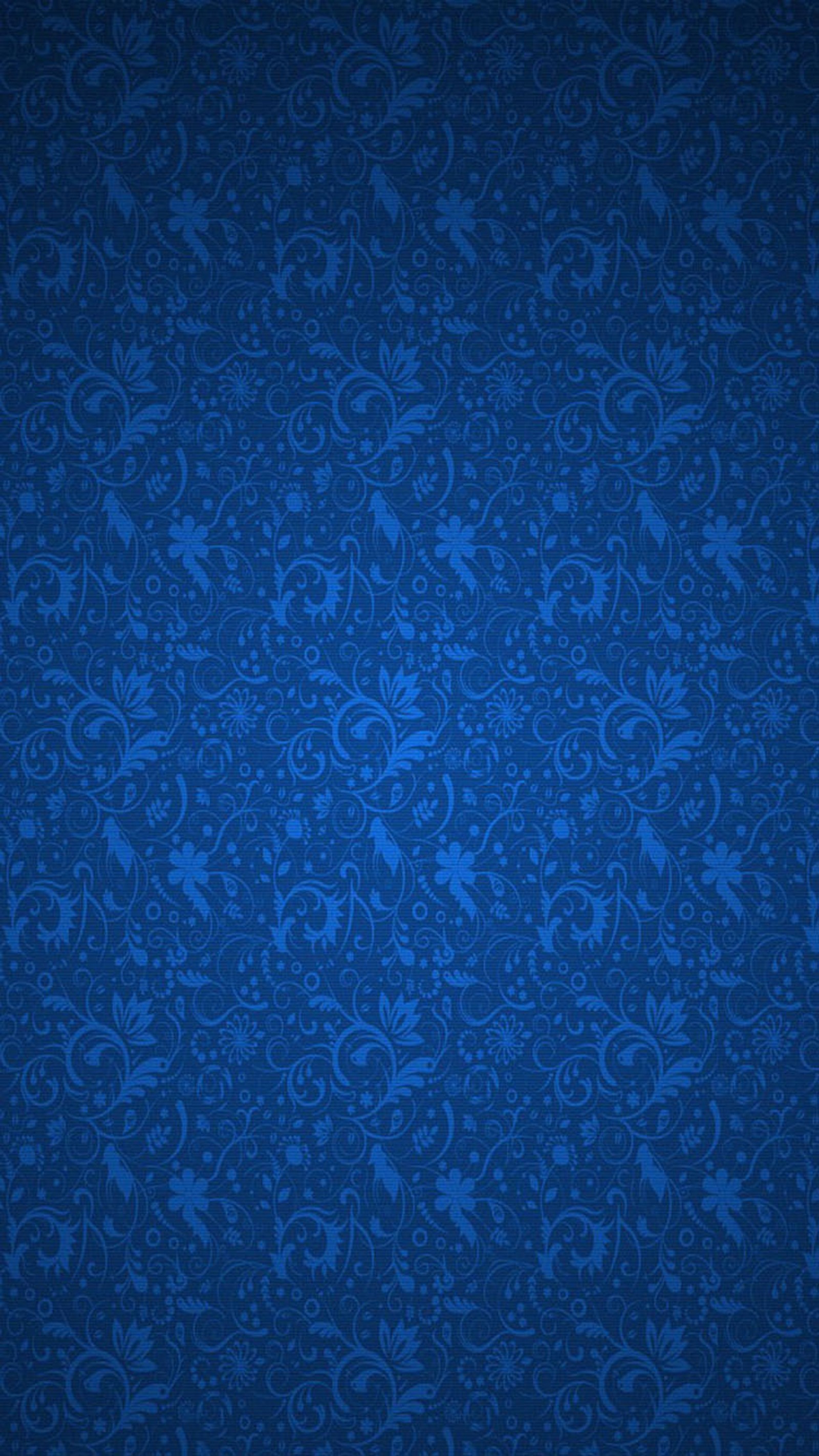 A blue floral background with a dark blue background (blue, pattern)