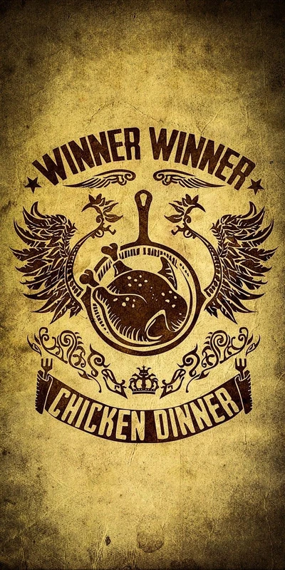 Ganador Ganador Cena de Pollo - Arte de PUBG Mobile