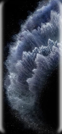 Dynamic Abstract Waves: iPhone 11 Pro Max Background