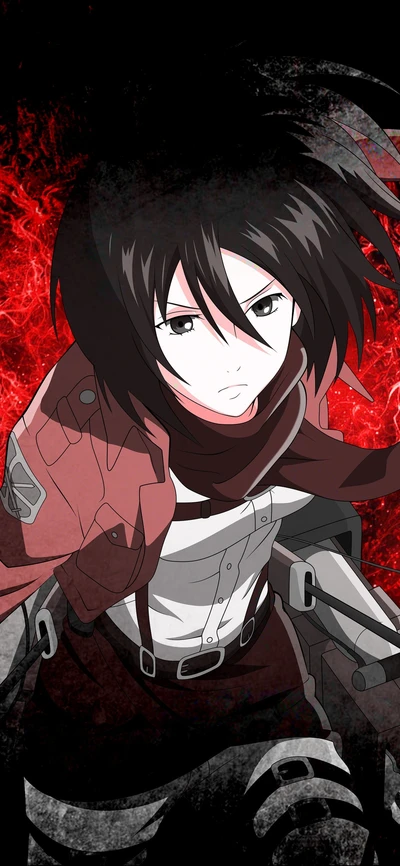 Mikasa Ackerman: Fierce Determination in Battle