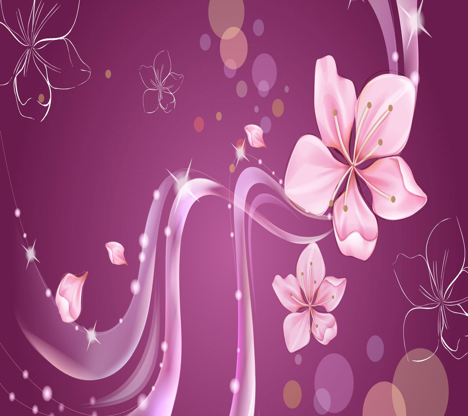 floral, flower wallpaper