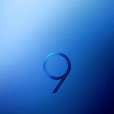 Samsung S9 Galaxy Blue Wallpaper