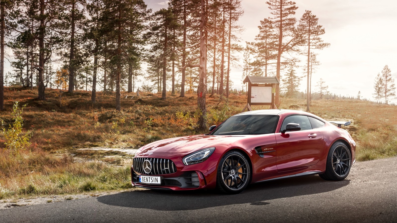 La mercedes gts coupé est montrée en couleur rouge (mercedes benz, voitures, voiture de sport, nissan gt r, mercedes benz sls amg)