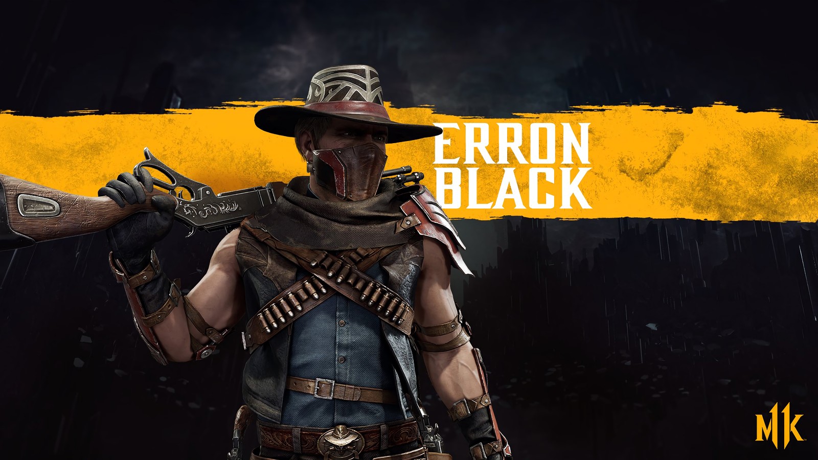 Téléchargez le fond d'écran erron black, mortal kombat 11, jeu vidéo