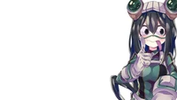 tsuyu asui, froppy, boku no hero academia, my hero academia, anime wallpaper