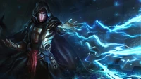 Darth Revan, der dunkle Macht in einer Star-Wars-Welt nutzt