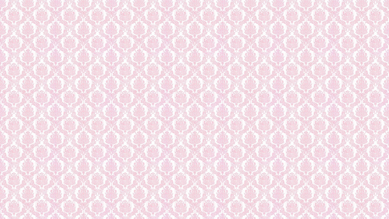 A pink and white damask pattern with a small flower (pink, pattern, peach, textile, line)