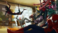 человек паук через вселенные, spider man across the spider verse, фильм, человек паук, spiderman