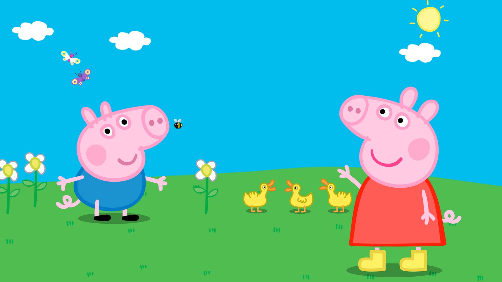 Téléchargez le fond d'écran george pig, peppa pig, émission de télévision, cartoon, films