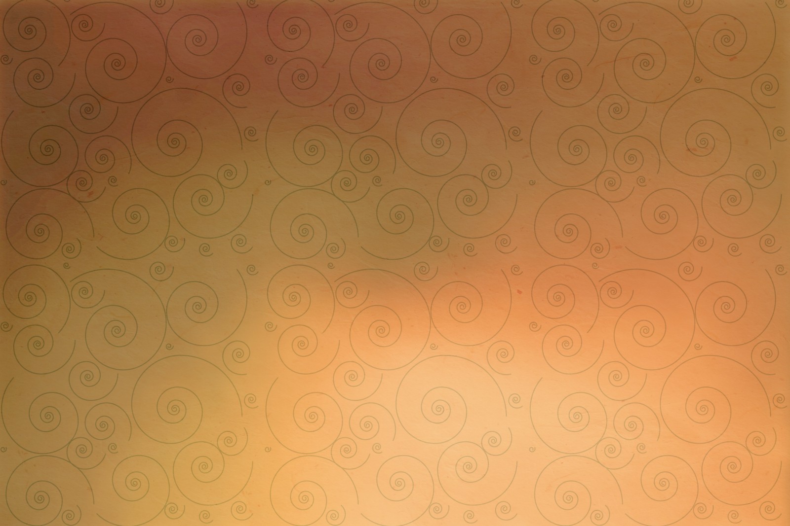 Nahaufnahme einer wand mit einem muster aus spiralen (design, wand, textur, muster, orange)