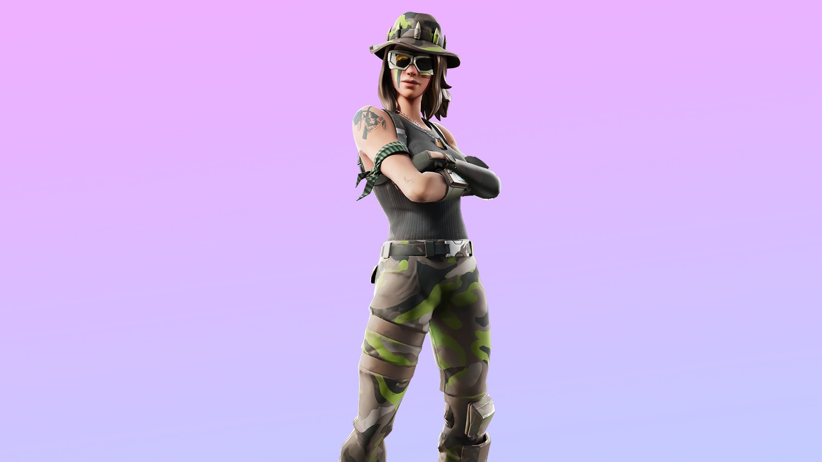 fortnite, swamp stalker, skin, outfit Download Wallpaper