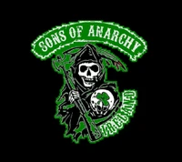 vert, irlande, moto, samcro, fils