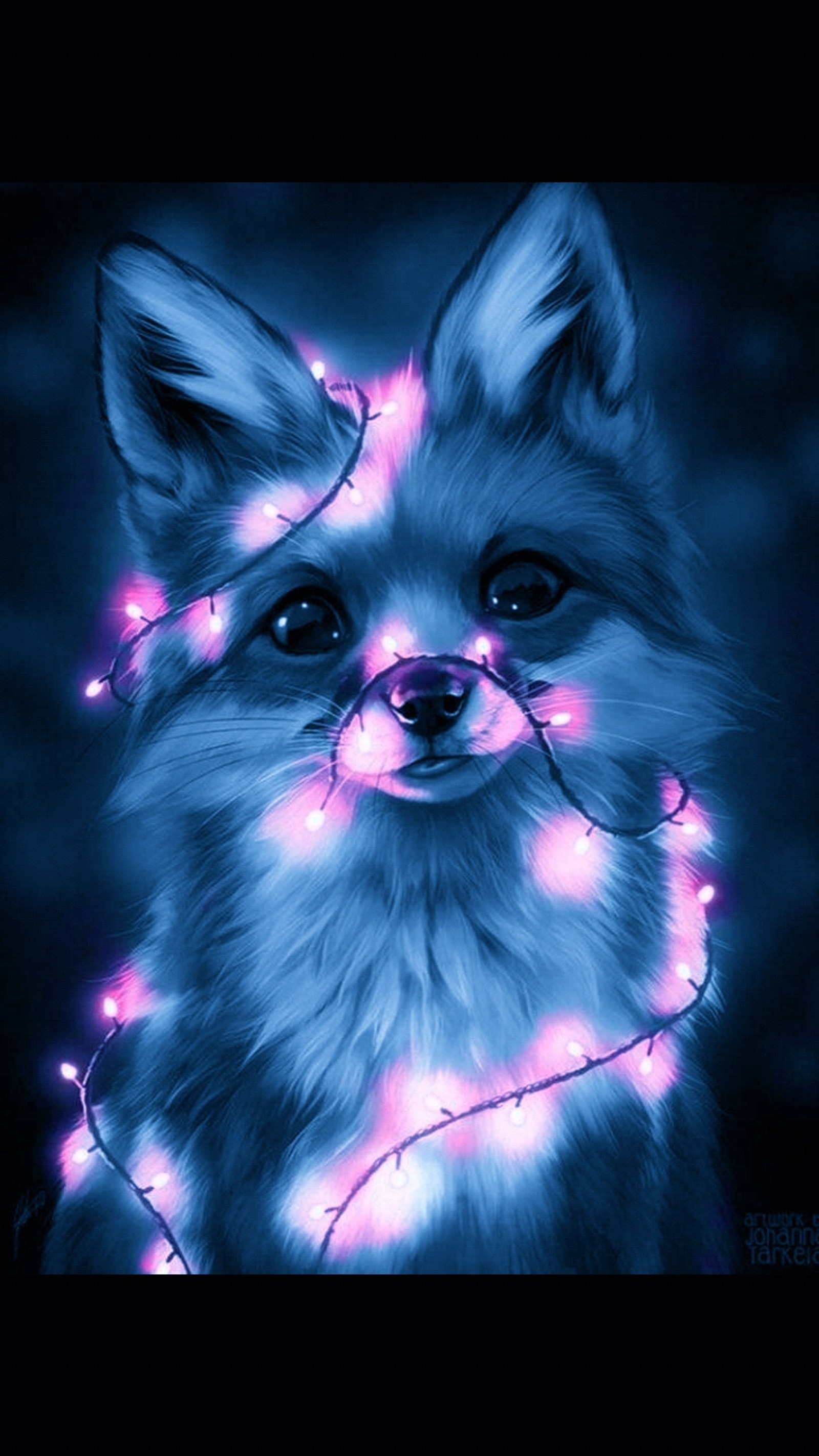 fox, cotton candy Download Wallpaper