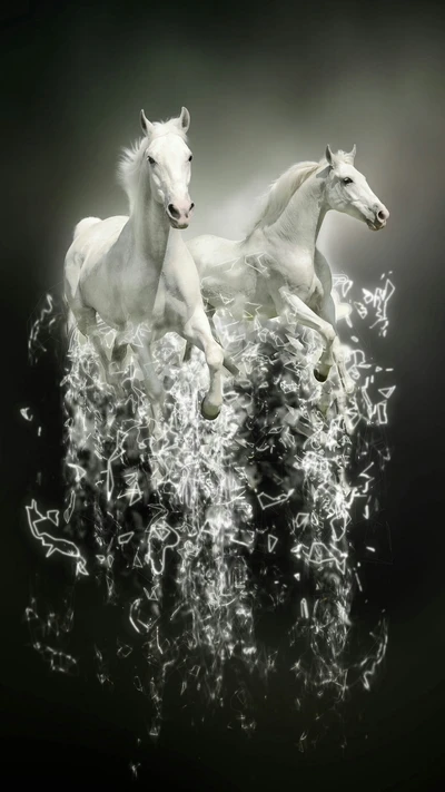 cheval, blanc