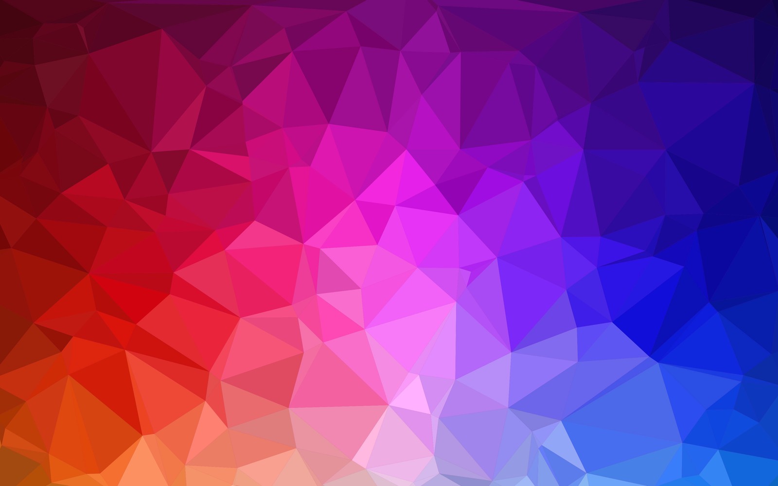 A colorful abstract background with triangles and a dark background (3d, azul, colores, figuras, gemetric)