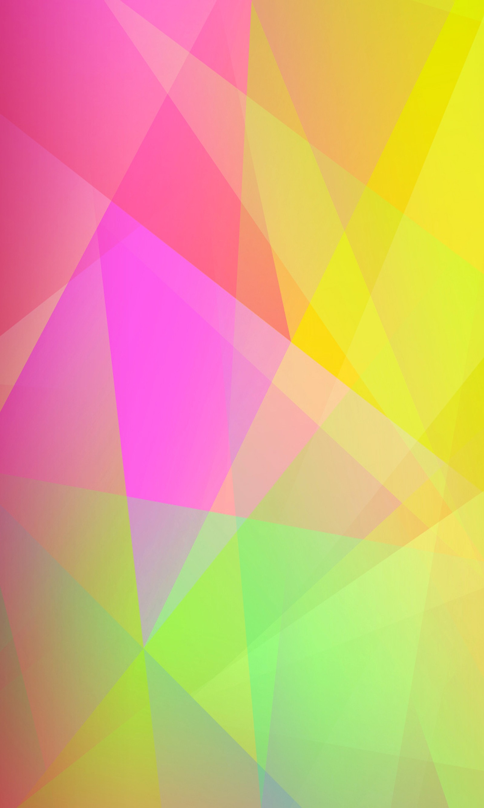 3d, abstract, green, pink, yellow wallpaper