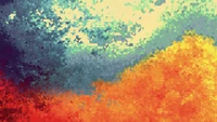 painting, contemporary art, abstract art, orange, sky wallpaper