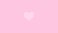 Soft Pink Heart on Magenta Background