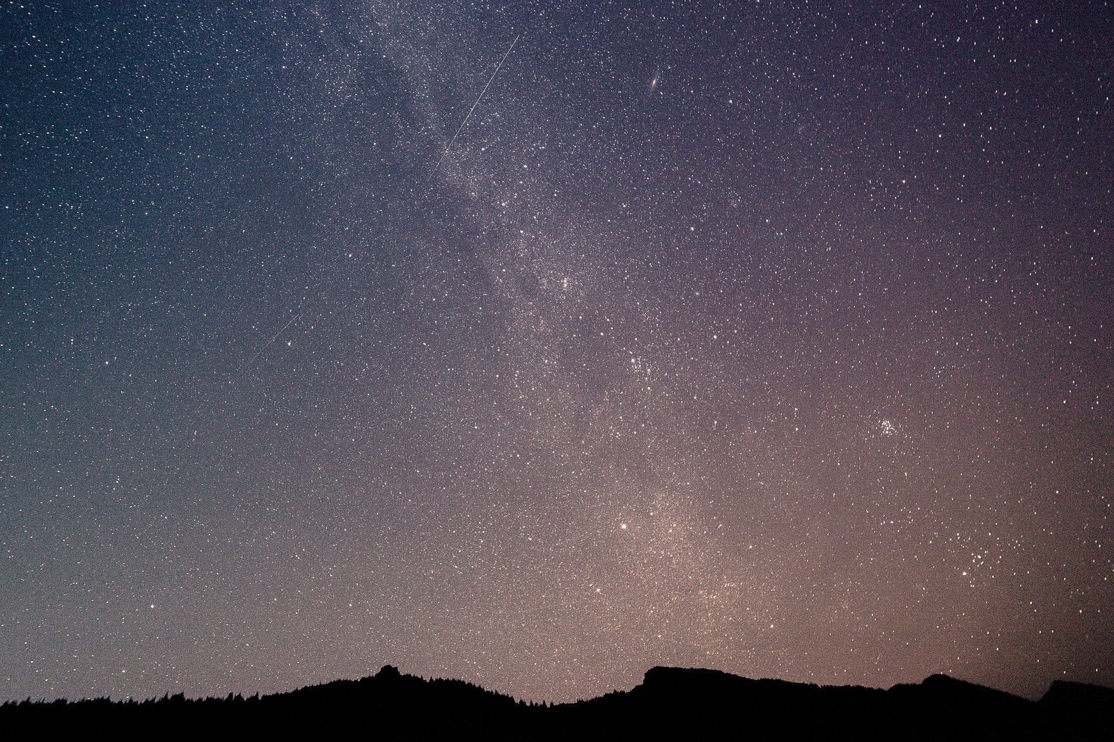 Baixar papel de parede via láctea, estrela, noite, objeto astronômico, atmosfera