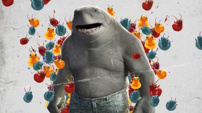 king shark, the suicide squad, film, 2021