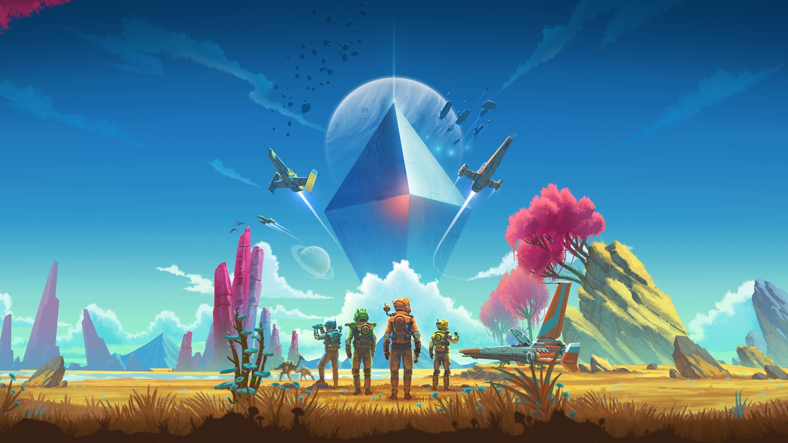 No man's sky reçoit une nouvelle mise à jour (no mans sky, jeu vidéo multijoueur, playstation 4, illustration, monde)