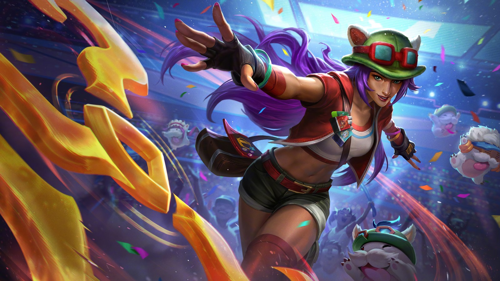 Baixar papel de parede aniversário, ann sivir sary, sivir, league of legends, jogo de vídeo