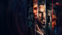 doctor strange in the multiverse of madness, movie, doctor strange, scarlet witch, wanda maximoff wallpaper