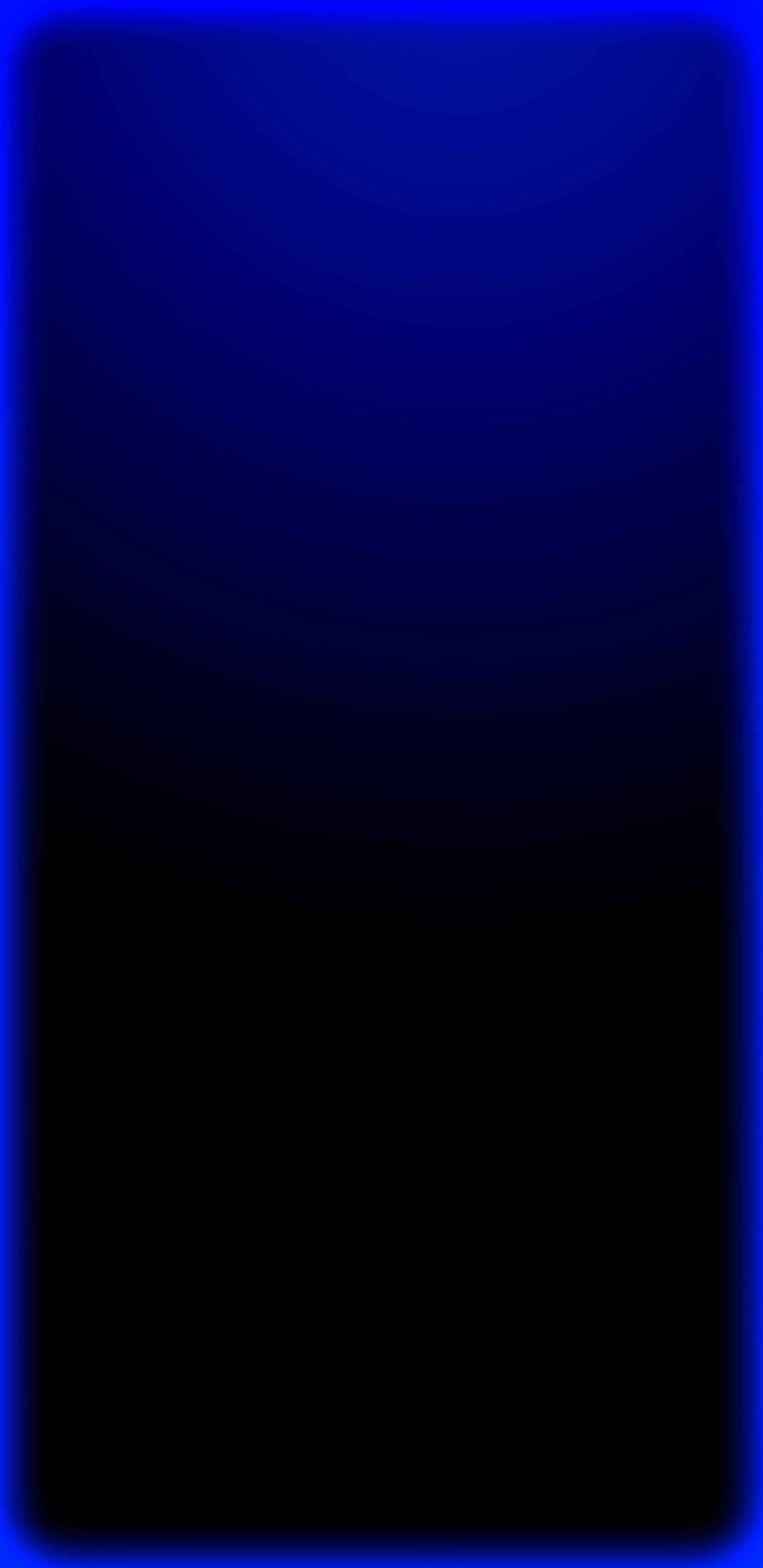 Eine nahaufnahme eines blauen quadrats auf schwarzem hintergrund (abstrakt, amoled, schwarz, blau, grenzen)