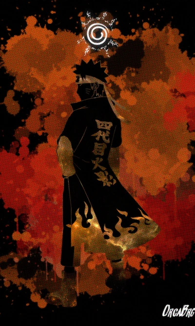 Shadowed Ninja: Naruto in Fiery Design