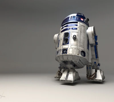 R2-D2: Dron astromecánico icónico de Star Wars