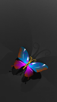 abstrait, papillon