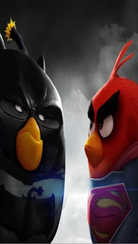 angry, bird, cartoon, heroes, super wallpaper