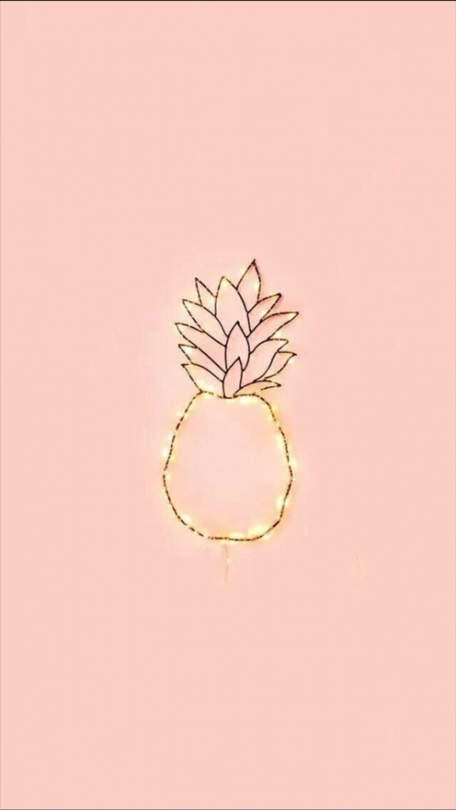 Lade fairy lights, ananas, vsco Hintergrund herunter