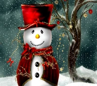 snowman wallpaper