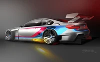 Dynamic BMW Grand Tourer Concept Sketch: A Fusion of Performance and Luxury