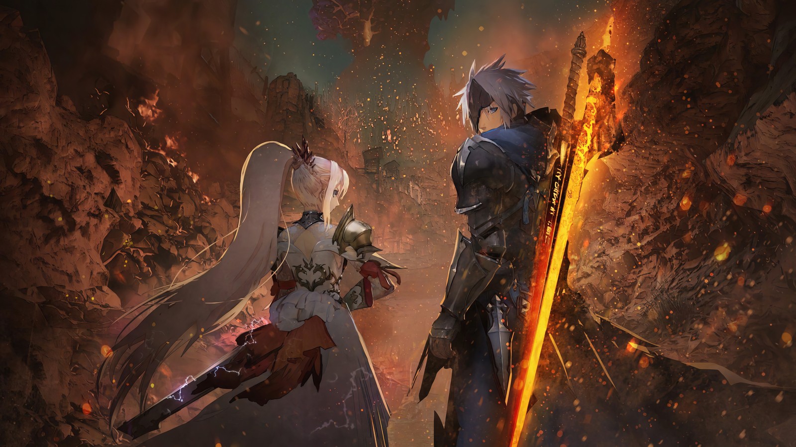 tales of arise, video game, shionne, shionne vymer imeris daymore, alphen wallpaper