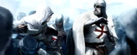 assassins creed, altar ibn laahad, knight, ezio auditore, desmond miles