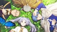 Frieren and Friends: A Moment of Serenity in 'Sousou no Frieren'