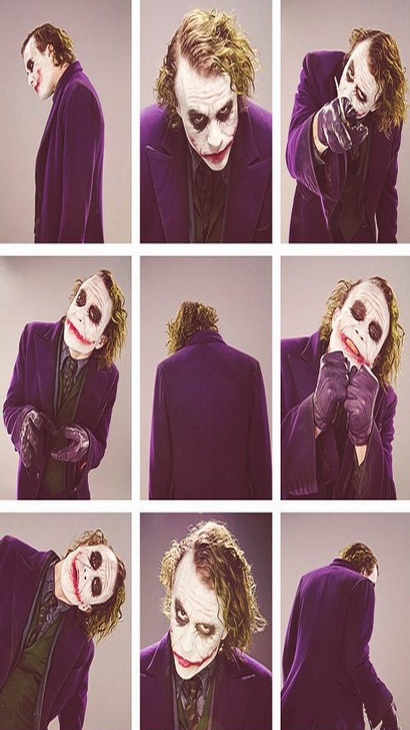 Коллаж фотографий джокера (хитledger, heath ledger, джокер, joker, the joker)